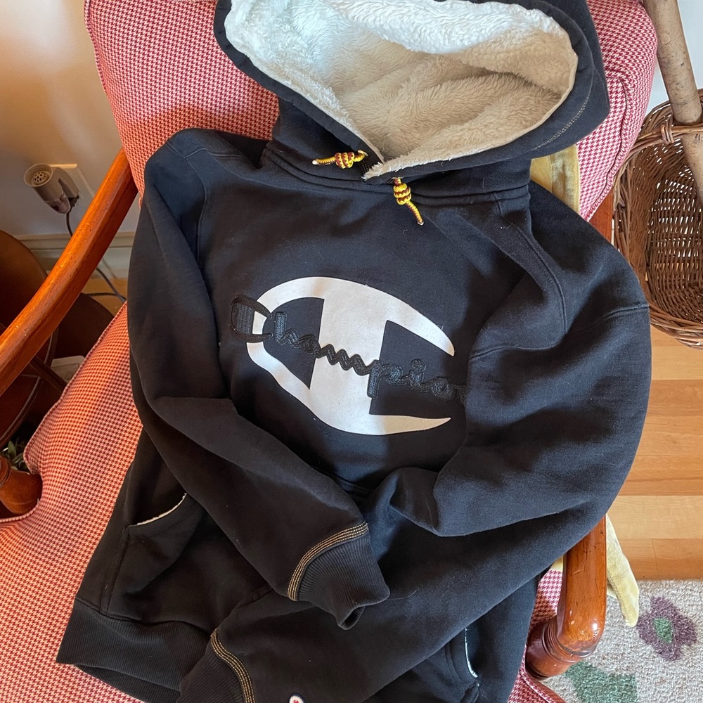 Champion  Champion X Timberland Hoodie Small Black Sherpa